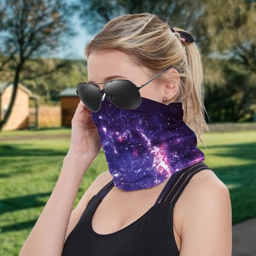 Galaxy Pattern Cooling Neck Gaiter Face Mask Lightweight Multifunctional Bandana for Cycling Hiking Outdoor Activities3