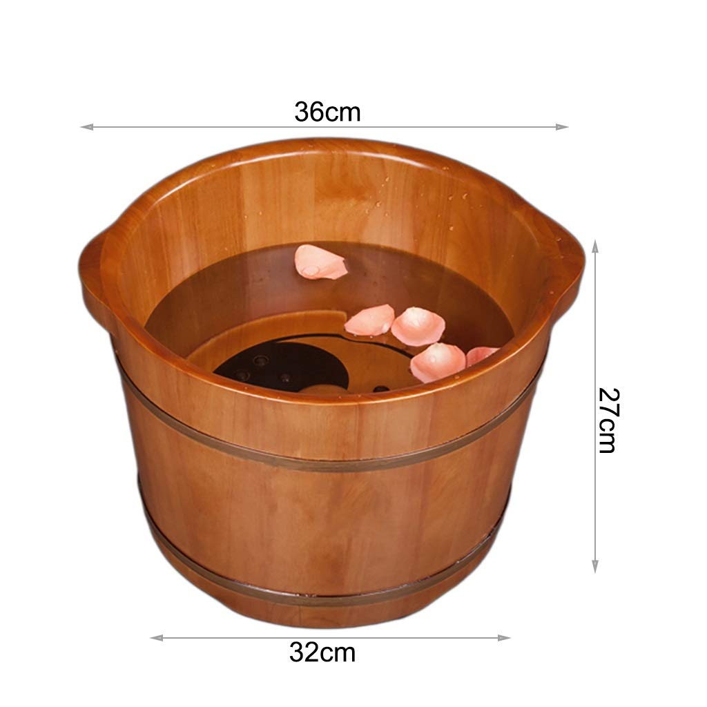 Secchiello per piedi in legno, Secchio per piedi in gommapiuma, Secchio per piedi in schiuma, Vasca per pediluvio per massaggi, Bacino per pedicure, Secchio per fumigazione, Secchio per lavaggio pie