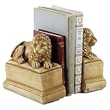 Lion Bookends Home Office and Garden Statues Heavy Duty Shelf Book Ends Decor