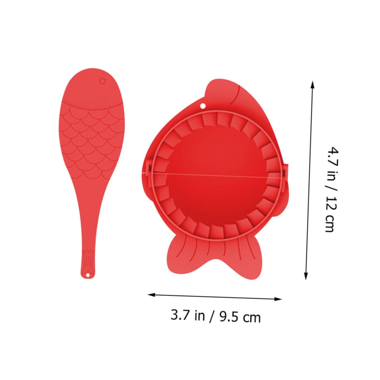 DECHOUS Best Dumpling Making Tool 2 Sets Molds Spoons Non-stick Design Ideal Kitchen