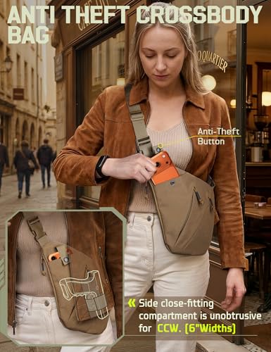 WYNEX Tactical Crossbody Sling Bag