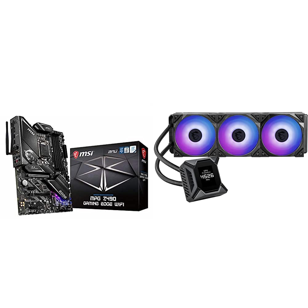 Buy MSI MPG Z490 GAMING EDGE WIFI ATX Motoard MPG CORELIQUID K360 CPU