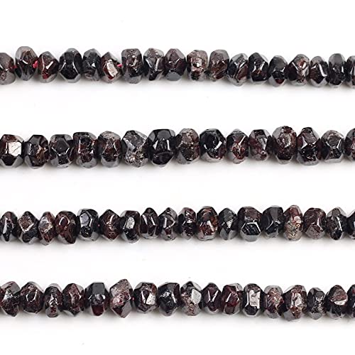 10 * 15mm Garnet Irregular Cuentas de Piedra Natural Corte Especial Genuino escaceros Sueltos Perlas for joyería Bricolaje Haciendo Pulseras