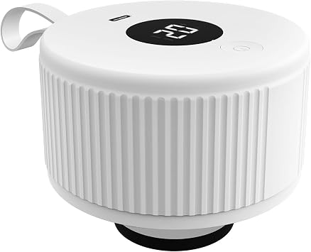 Jar Vacuum Sealer Kit, Electric Sealer for Wide, Regular MouthJars, Portable Vacuum Sealer for Jars,Includes 20 Lids White