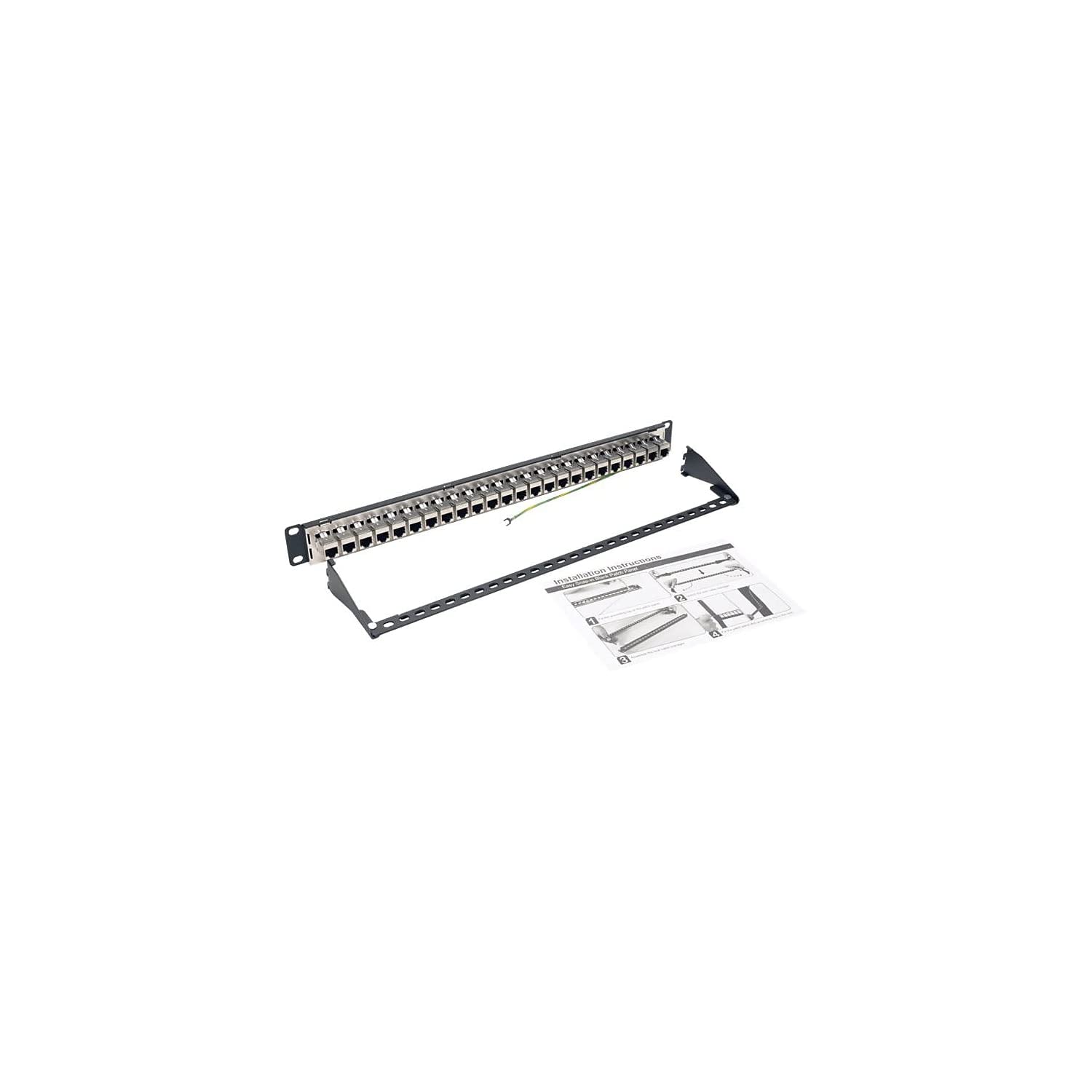 Amazon.com: TRIPP LITE 24-Port Cat6a Patch Panel STP Shielded RJ45