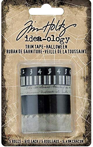 Cinta para recortar Tim Holtz Halloween soluciona bordes aburridos pack 4