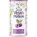 Produktbild Vegan Protein - BLAUBEERE - Pflanzliches Proteinpulver aus Reis, Lupinen, Erbsen, Chia-Samen, Leinsamen, Amaranth, Sonnenblumen- und Kürbiskernen - 600 Gramm Pulver