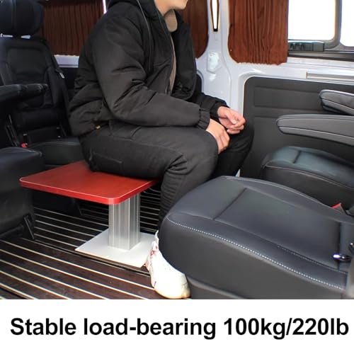 Mesa de pedestal para la galera del barco o salones de autocaravanas con soporte de aluminio 4