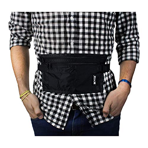 Porta Dólar Doleira Documentos Preta Para Viagem CG49226