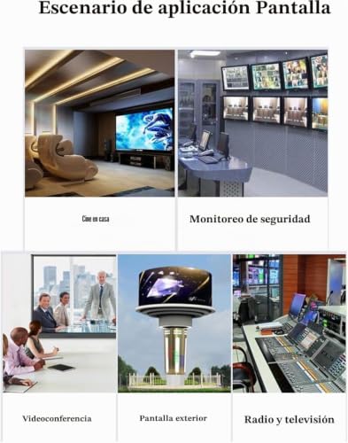Extensor HDMI Transmisor y Receptor para Evitar Pérdida de Señal con Cable Cat6 6