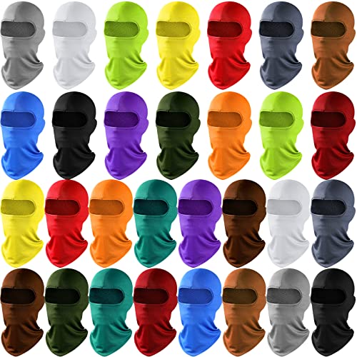 Image of 30 Pcs Balaclava Ski Mask Full Face Cover Neck Gaiter UV Sun Protection for Outdoor Sports Cycling Bandana