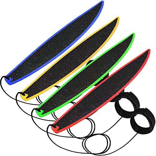 Colexy 4 Piezas Mini Tablas de Surf de Dedo, Dedos Surfboard Portable Creative Dedos Juguete, Fingertip Surfboard Surf The Wind para niños, Adolescentes y Adultos, 4 Colores