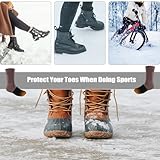 2 Pairs Toe Warmers, Neoprene Thermal Toe Warmers Sleeves, Toe Topper Liner for Warming Feet, Hunting, Cycling, Running, Hiking for Women Men (M Size) - Image 5