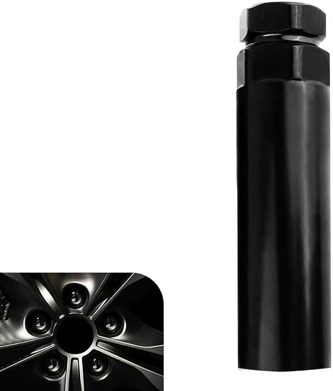 Large 6 Spline Lug Nut Socket, 21 mm (13/16 Inch) and 22 mm (7/8 Inch) Hex Socket Wrench, Car Wheel Lock Removal Tool Replacement, Universal for Most Cars, Trucks, SUVs (6#Large)