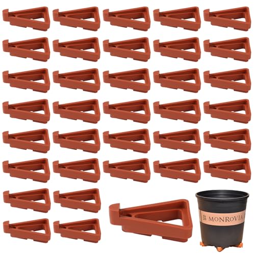 35 Patas de Maceta, Patas Triangulares para Macetas, Elevador De Maceta Triangular, Macetas con Patas para Plantas y Macetas, Pies Triangulares para Macetas, para Piso Pelvico, Maceta, Jardinería