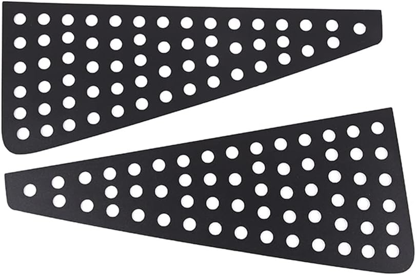 For Land Rover Freelander 2 2007-2015 Alloy Car Rear Row Window Protect Plate Cover Trim Black Accessories