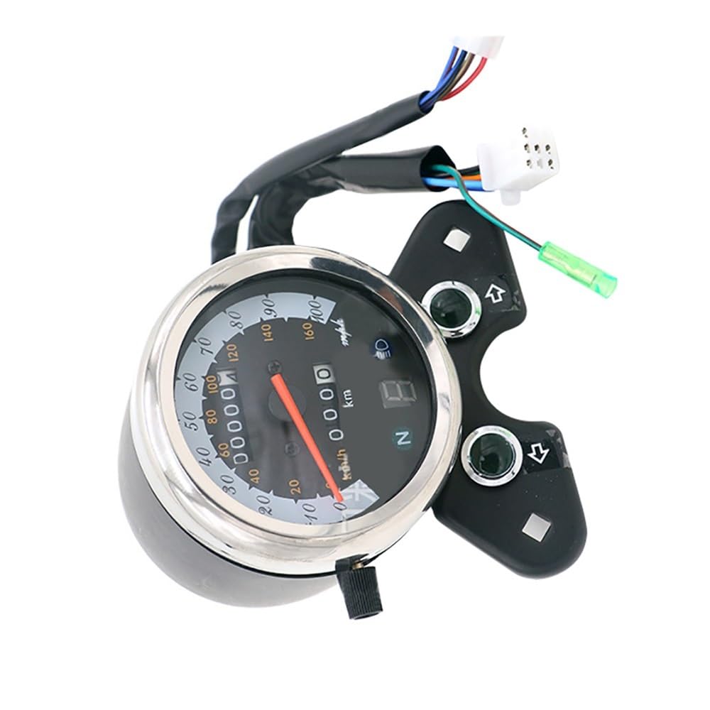 Contagiri contachilometri Contagiri Per Motocicletta Da 12 V, Contagiri Digitale, Contachilometri A LED, Contagiri, Doppio Misuratore Per