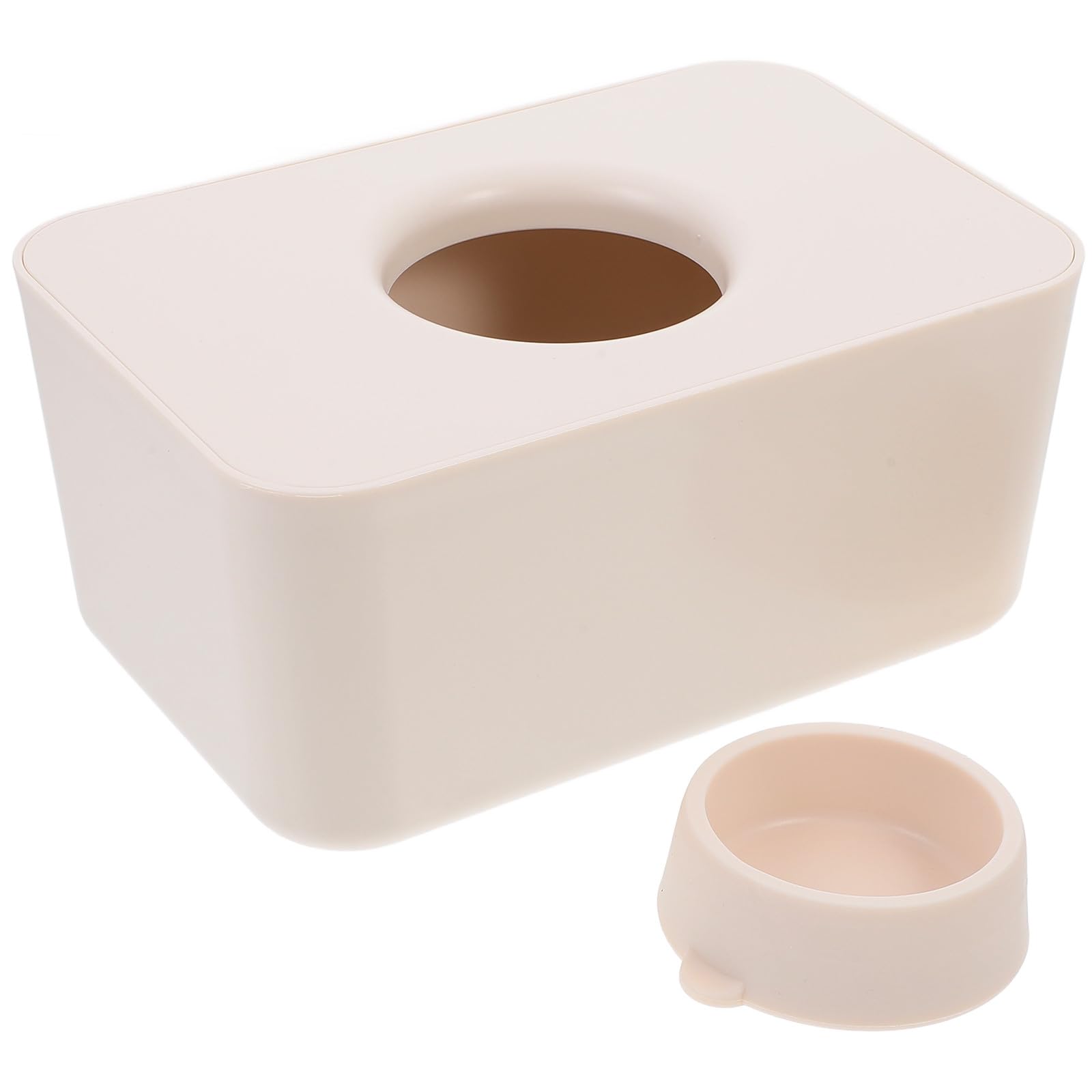 UKCOCO Boîte à Lingettes en Silicone Étanche Couvercle, Grosse Capacité, Protège et Maintient Lingettes Humides Fraîches pour Voiture et Maison
