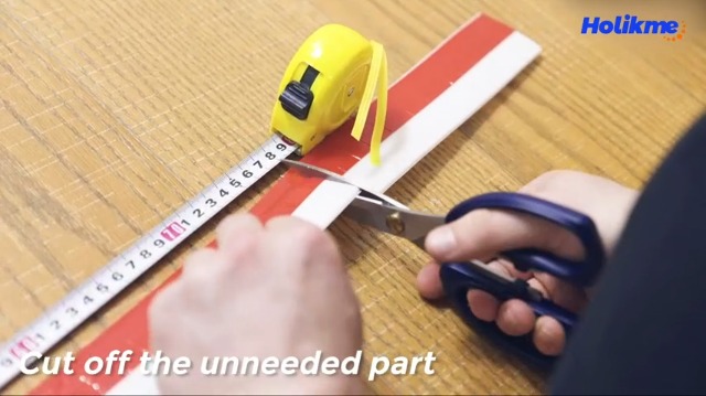 Holikme 2 Pack Draft Stopper Under Door Blocker Insulator Sweep Weather Stripping Noise Stopper Strong Adhesive White 39" Length