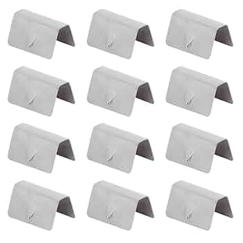 10 PCS Wind Deflector Clips, Stainless Steel Universal Car Wind Rain Deflector Fitting Clips