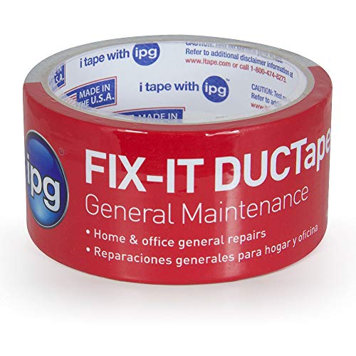 Image of IPG Fix-It DUCTape, General Maintenance Duct Tape, 1.88 inch x 10 yd, Silver (Single Roll)