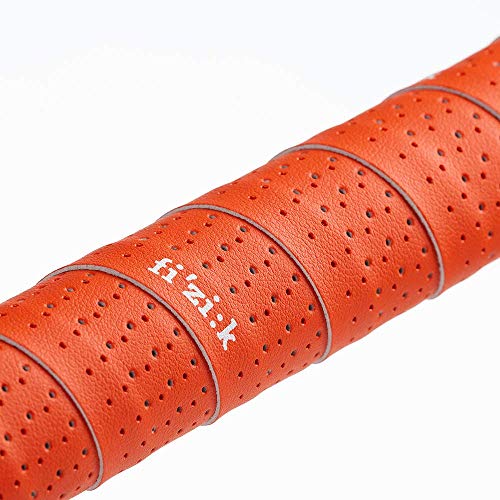 Fizik Tempo Microtex Classic,Road Bike Performance bar Tape, Orange, 2mm