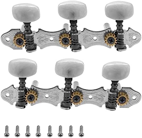 Meccaniche Per Basso Chitarra - Set Di 4 Accordatori Sigillati Per Basso 4/5/6 Corde, Nero - Foto 5