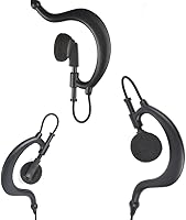 Vista 4 de HYS Receptor/escucha de 0.098 in Auricular TC-617 G Forma Suave Flexible Auricular Auricular Auricular para Radios de Dos Vías, Transceptores