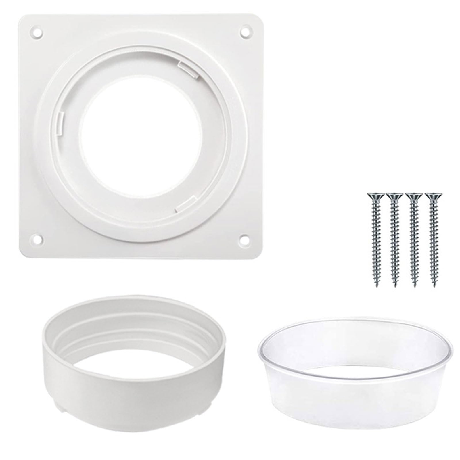 Amazon.com: Kingsea Indoor Dryer Vent Wall Plate Adapter,Snap To Vent Dryer  Dock Connector Kit,Dryer Vent Connector Kit,Compatiblewith 4inch Vent Duct  Tubes : Appliances