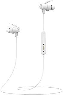 SoundPEATS(サウンドピーツ) Q35HD ワイヤレス イヤホン 高音質・低遅延 IPX8防水 コンタクタ式充電 APTX-HDコーデック対応 Bluetooth5.0 スポーツイヤホン 最大14時間再生 超軽量 マグネット内蔵 ブルートゥース イヤホン CVC ノイズキャンセリング搭載 Bluetooth イヤホン iPhone Android対応 【メーカー１年保証】 ホワイト