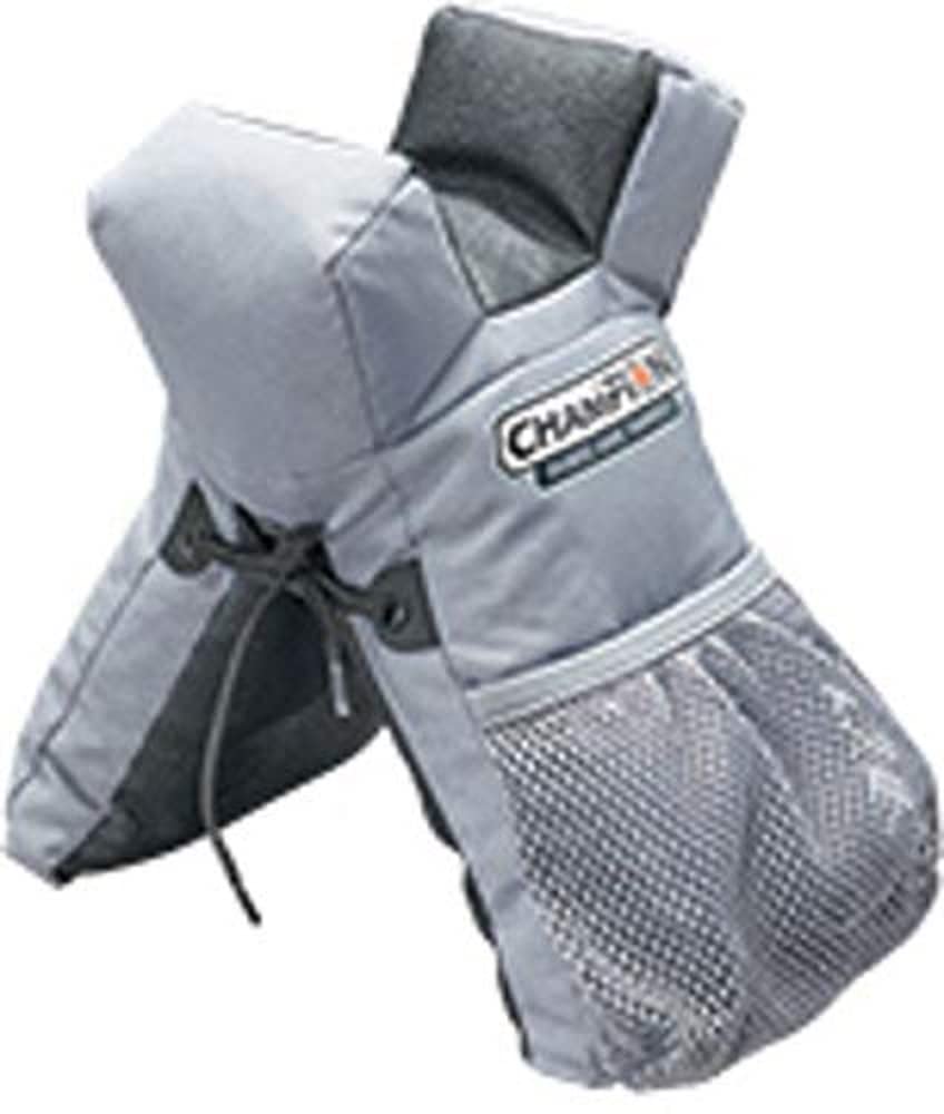 Champion Range and Target Rail Rider Shooting Bag Grey Front Bag, One Size