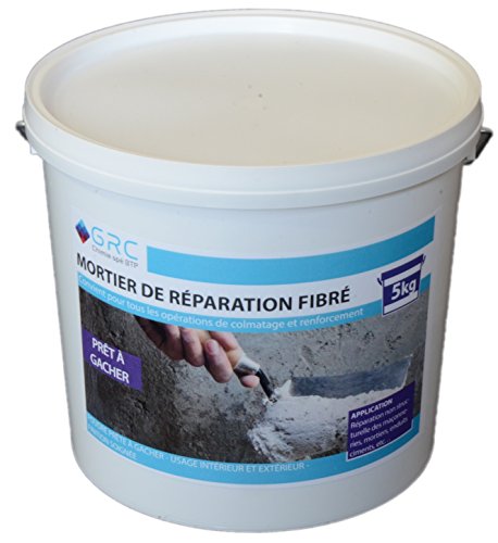 GRC - Mortier de réparation fibré - 5kg