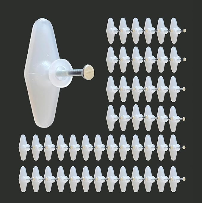 Jinka Nails Wall Hooks, Nails (Regular Size, 50 Pieces) for Photo frames, Clocks, Mirrors, keys, Decorative items, etc. 50 Pieces Packet Wall Strips