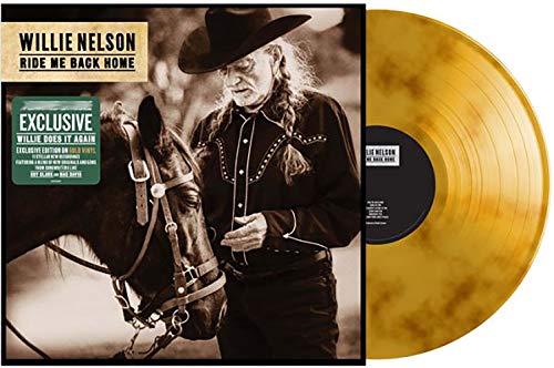 Ride Me Back Home ‎– Exclusive Limited Edition Gold Vinyl LP [Condition-VG+NM] -  Willie Nelson