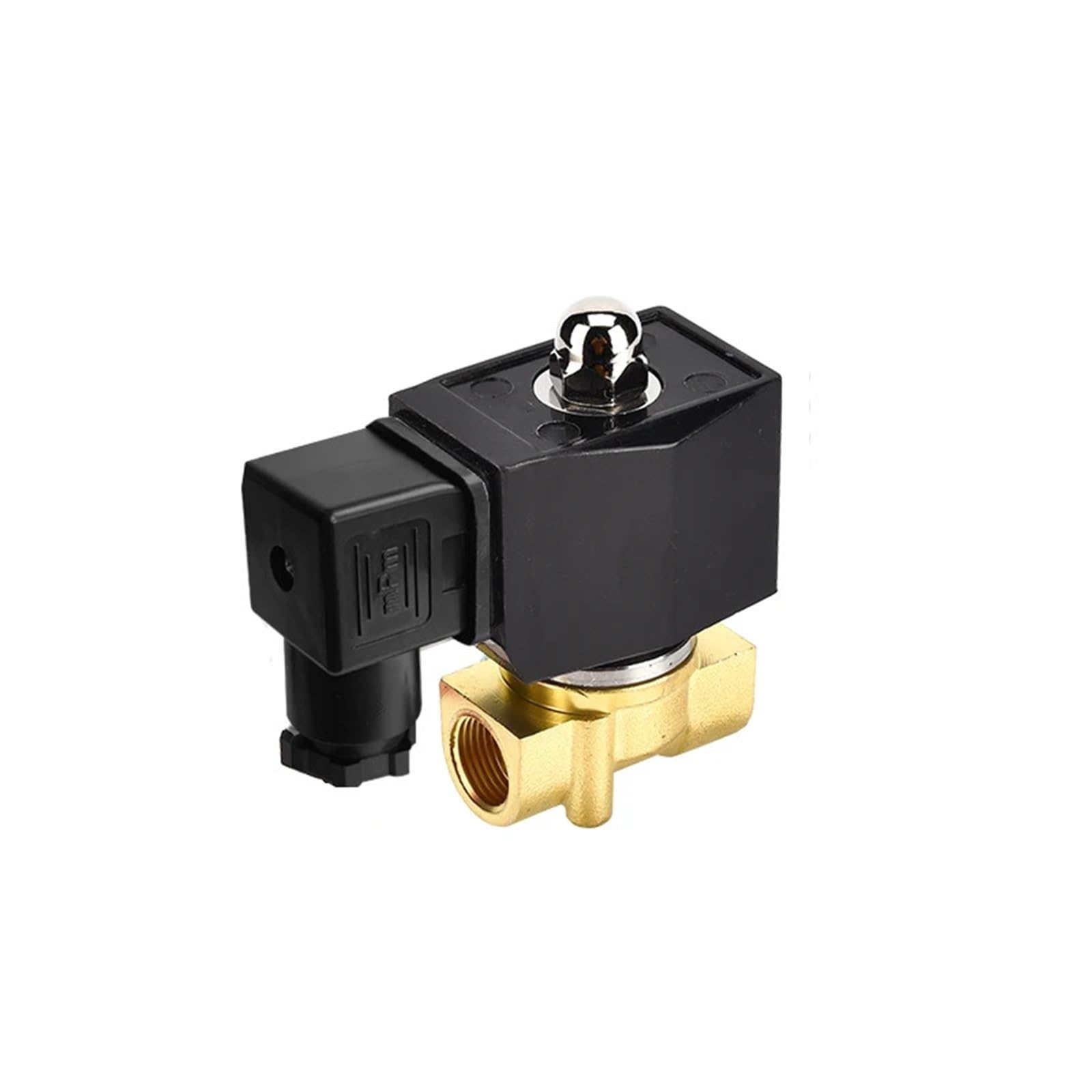 3/8" Brass Electric Solenoid Valve IP65 Waterproof Normally Closed 24V 12V 220V 110V (BSP-110VAC-EPDM-SEAL)