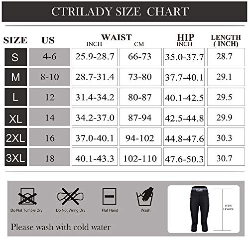 image for CtriLady Women’s Wetsuit Pants UPF 50+ Warmth Neoprene Diving Swimmi