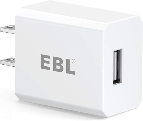 EBL Cargador adaptador de pared USB, 5V 2.1A (Modelo M5129) para EBL Supply (Modelo C9008 C9010N 6828 FY-408 FY-409 6201) y más