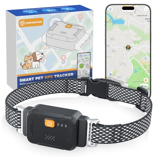 Jewyow Collier GPS pour Chien, Clôture Virtuelle Et Rappels Bidirectionnels, Traqueur D'activité Intelligent avec Suivi GPS en Temps Réel, Suivi Satellite...