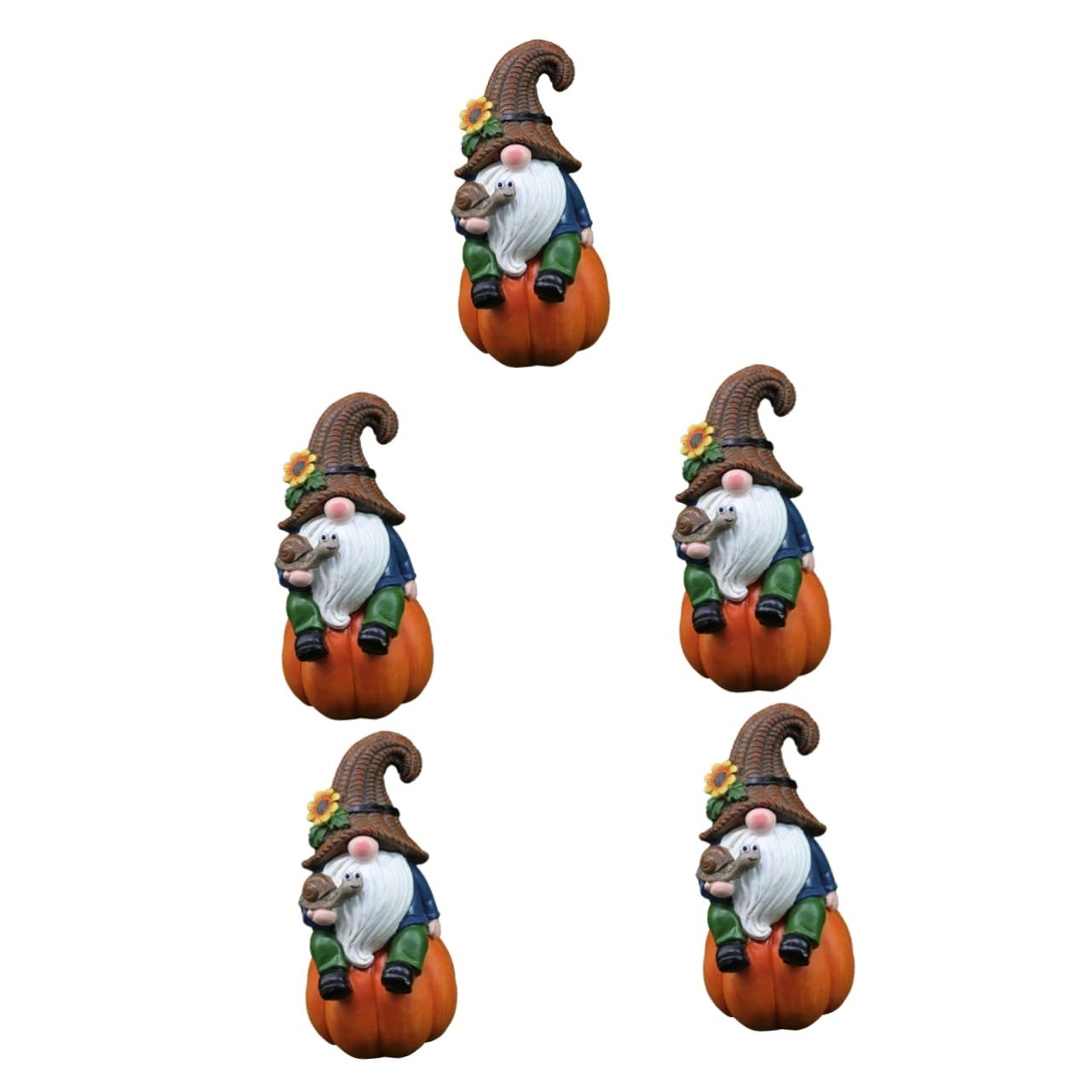 Aménagement paysager réussi avec 5 gnomes de jardin miniatures contre la grisaille