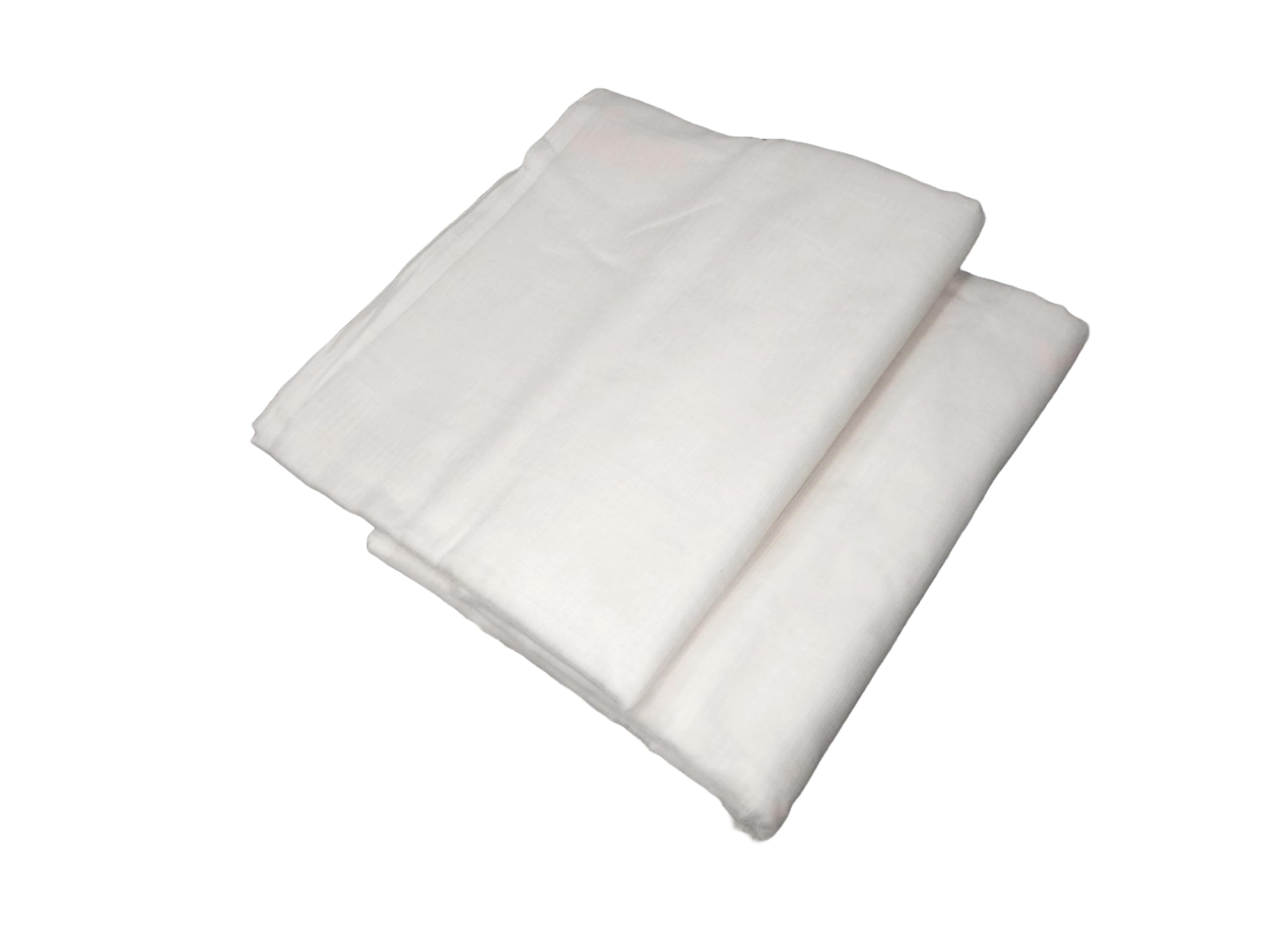 Women Kota Doria Pure Cotton White Colour Unstitched Soft, Light Weight And Transparent Fabric For Sarees, Suit, Dupatta, Dresses Etc-image-39