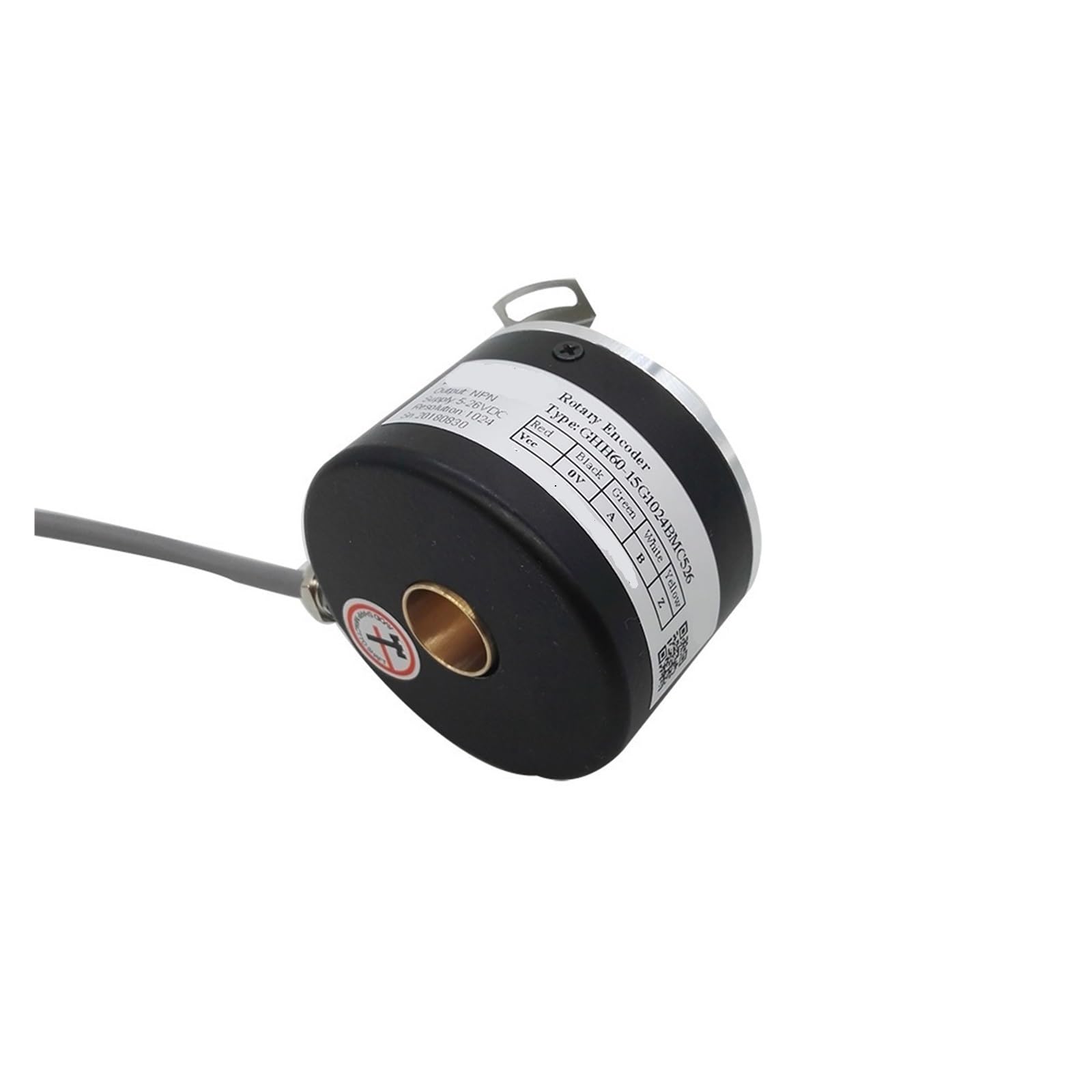 Encoder rotativo ad albero cavo serie GHH60 10MM 12MM 15MM 100~5000P/R(10mm,NPN output,200PPR)