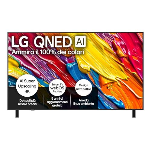 LG QNED AI QNED84 TV 65 pollici, Smart TV 4K, Processore α7 Gen8, Dynamic QNED...