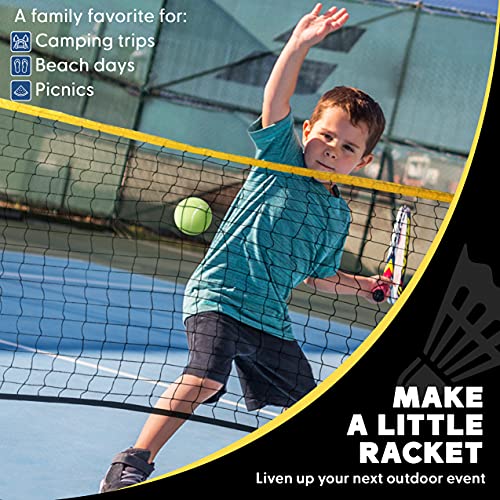 Boulder Sports Badminton Net Set - Portable Tennis, Pickleball and Volleyball Net with Poles - Outdoor Badminton Garden Games Set for Kids & Adults - Image 10