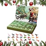 Dinosaur Christmas Countdown Kalender – 24 Tage 24 Tage 24 Zunetsutock Adventskalender | Home Living Room Decorations Perfekt für Schulwohnheim Büros Geburtstag Thanksgiving Hol