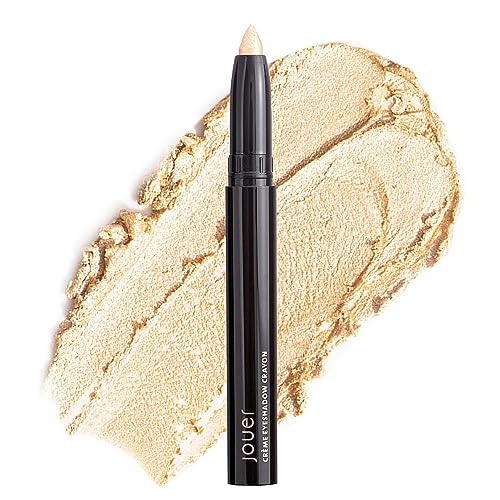 Jouer Crème Eyeshadow Crayon | Men & Women | Built-In Sharpener | Dermatologist Tested | Waterproof, Fast Drying & Crease Resistant Formula #TOP15
