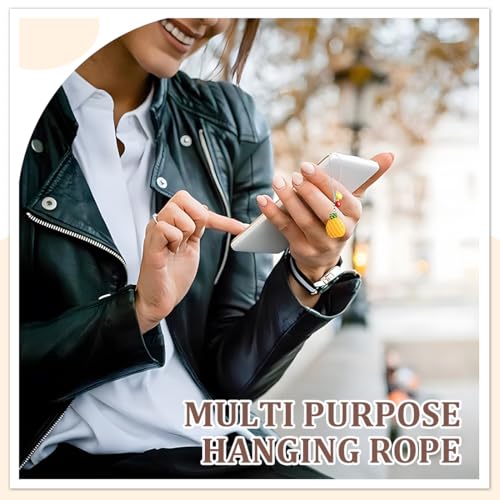 50 Stücke Einfache Silber Handy Lanyard Strap für Schlüssel Schlüsselanhänger,Handyanhänger Schlaufen mit Karabiner,Telefonring Strap Handy Charm Cord zum Pendents USB Schüsselanhänger