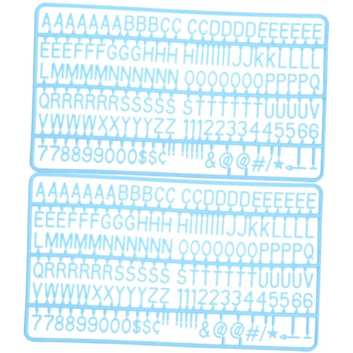 Parliky 2 Sets Alphanumeric Reusable Felt Board Letters Felt Letter Board with Numbers Letters for Letter Boards Letter for Bulletin Board Letter Board Letters Plastic Sky-blue