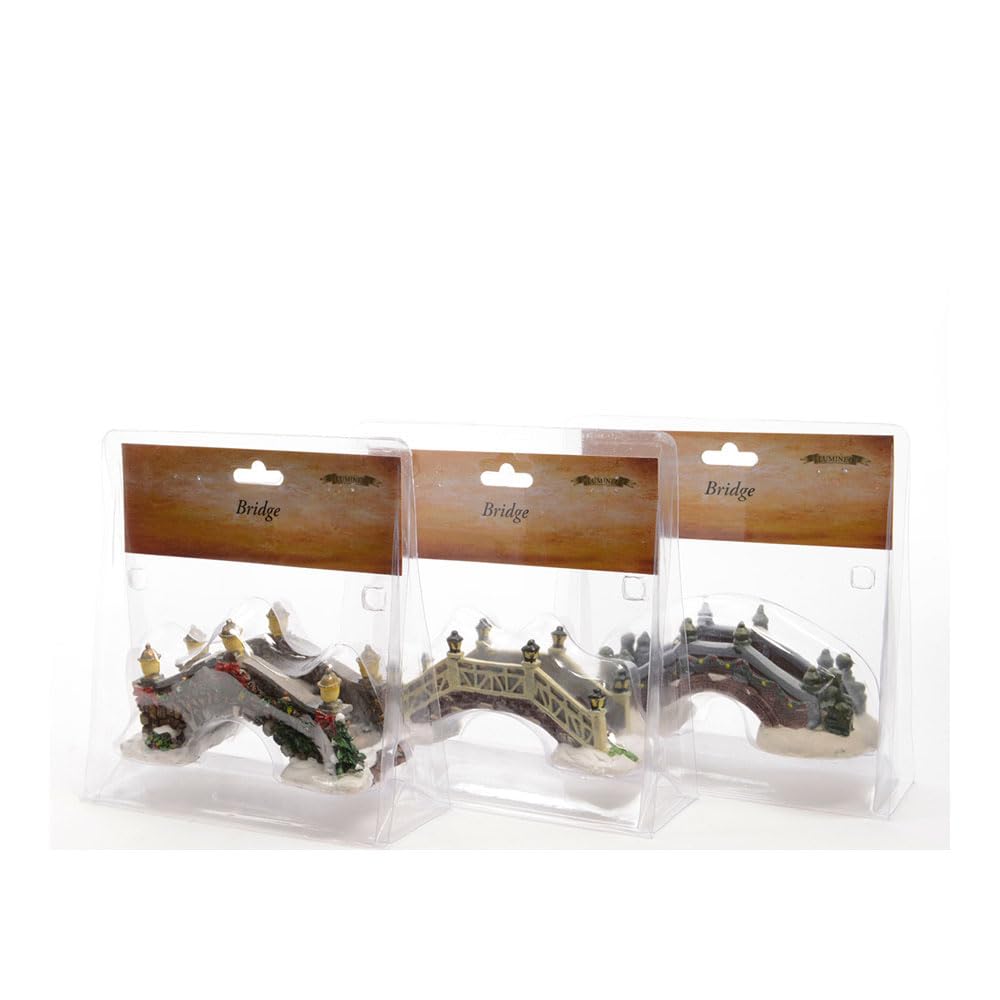 Puente de poliresina decorativo, modelos variados, ideal para embellecer espacios interiores y dar un toque ornamental a la decoración.