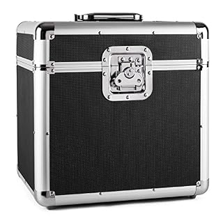 Resident DJ Zeitkapsel Valise à vinyles en aluminium pour stocker et transporter jusqu’à 70 disques (poignées de… - Les Beatles, Paul McCartney, John Lennon, RIngo Starr, George Harrison Resident DJ Zeitkapsel Valise à vinyles en aluminium pour stocker et transporter jusqu'à 70 disques (poignées de… – Image 3