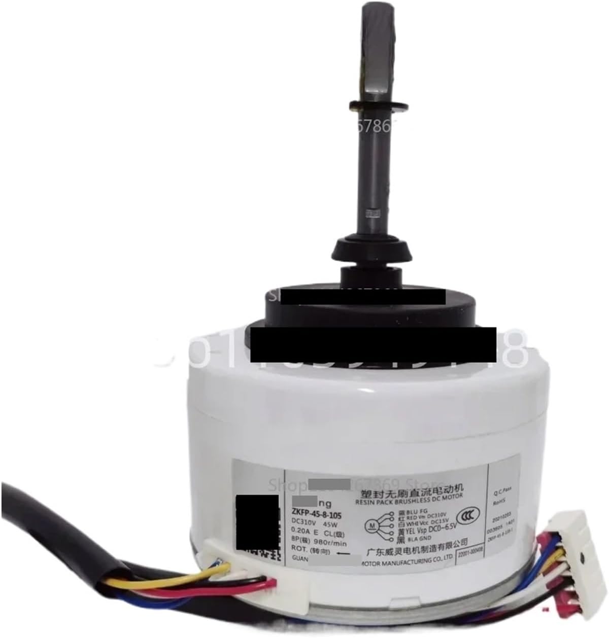Air Conditioner Indoor Unit DC Fan Motor ZKFP-45-8-105 DC310 45W 980r/min Conditioning Parts